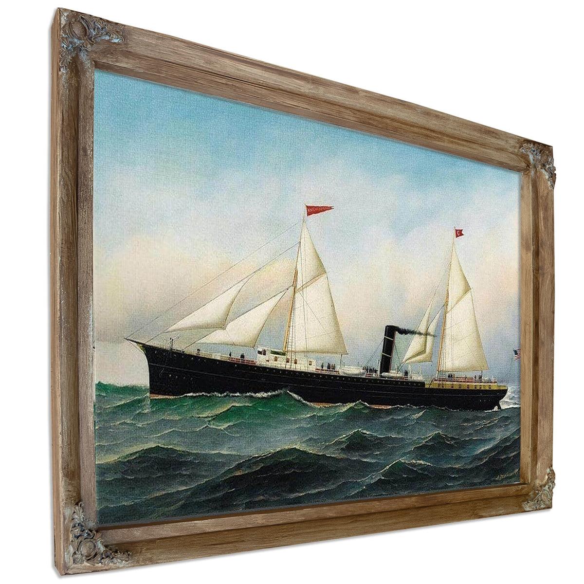 The Knickerbocker Steamboat 1892 By Antonio Jacobsen