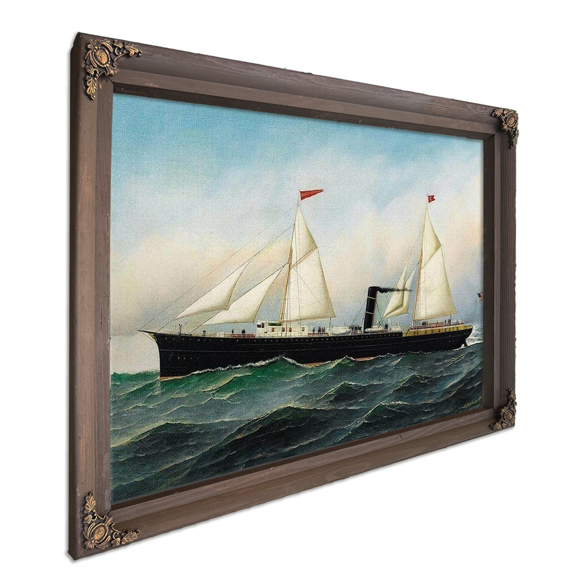 The Knickerbocker Steamboat 1892 By Antonio Jacobsen