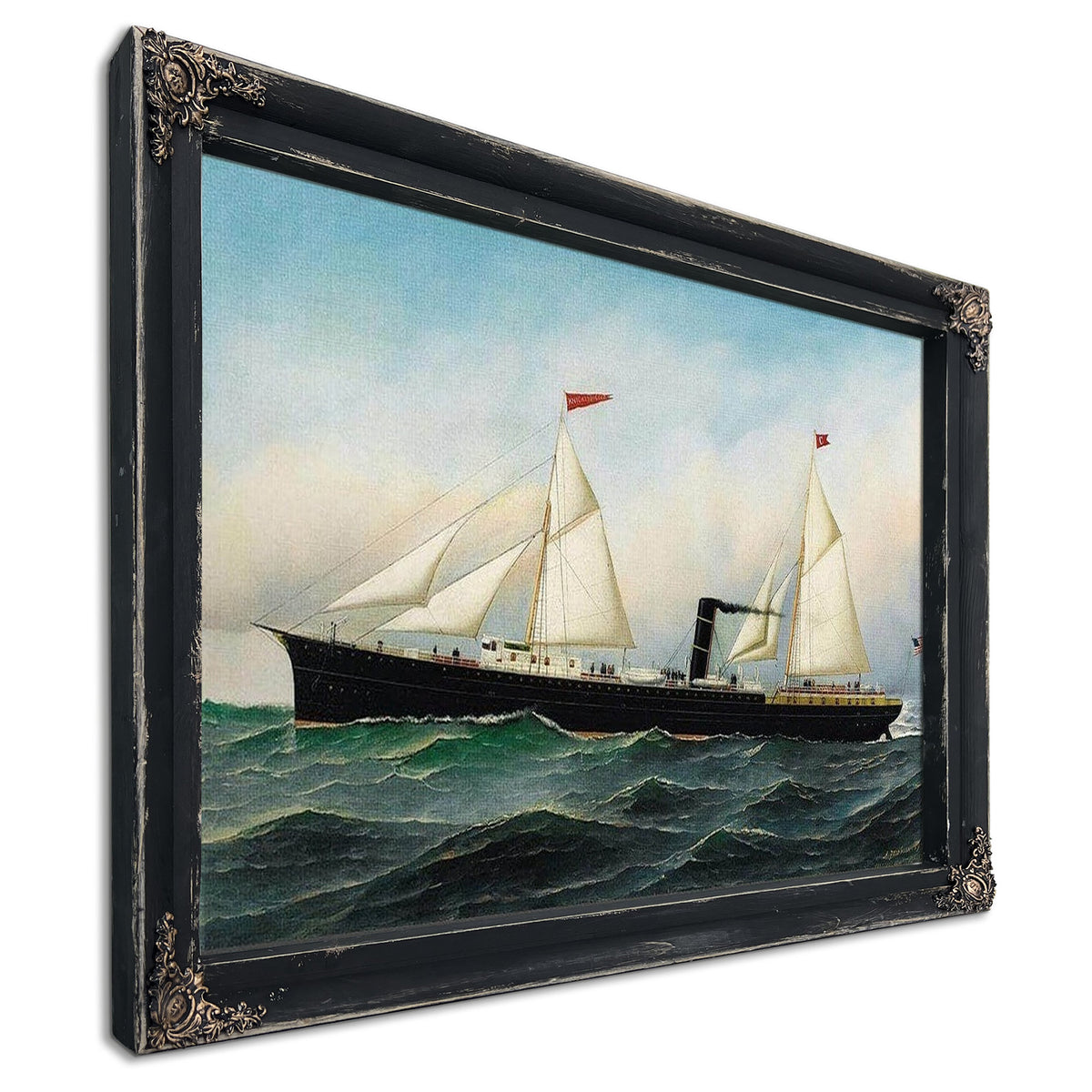The Knickerbocker Steamboat 1892 By Antonio Jacobsen