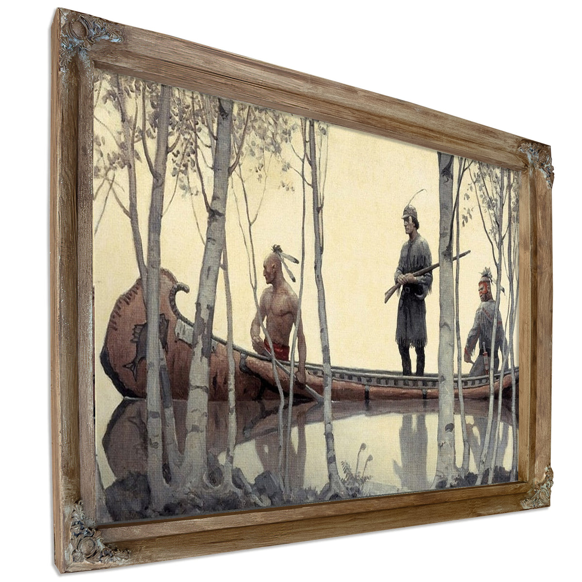 The Last Of The Mohicans By NC Wyeth