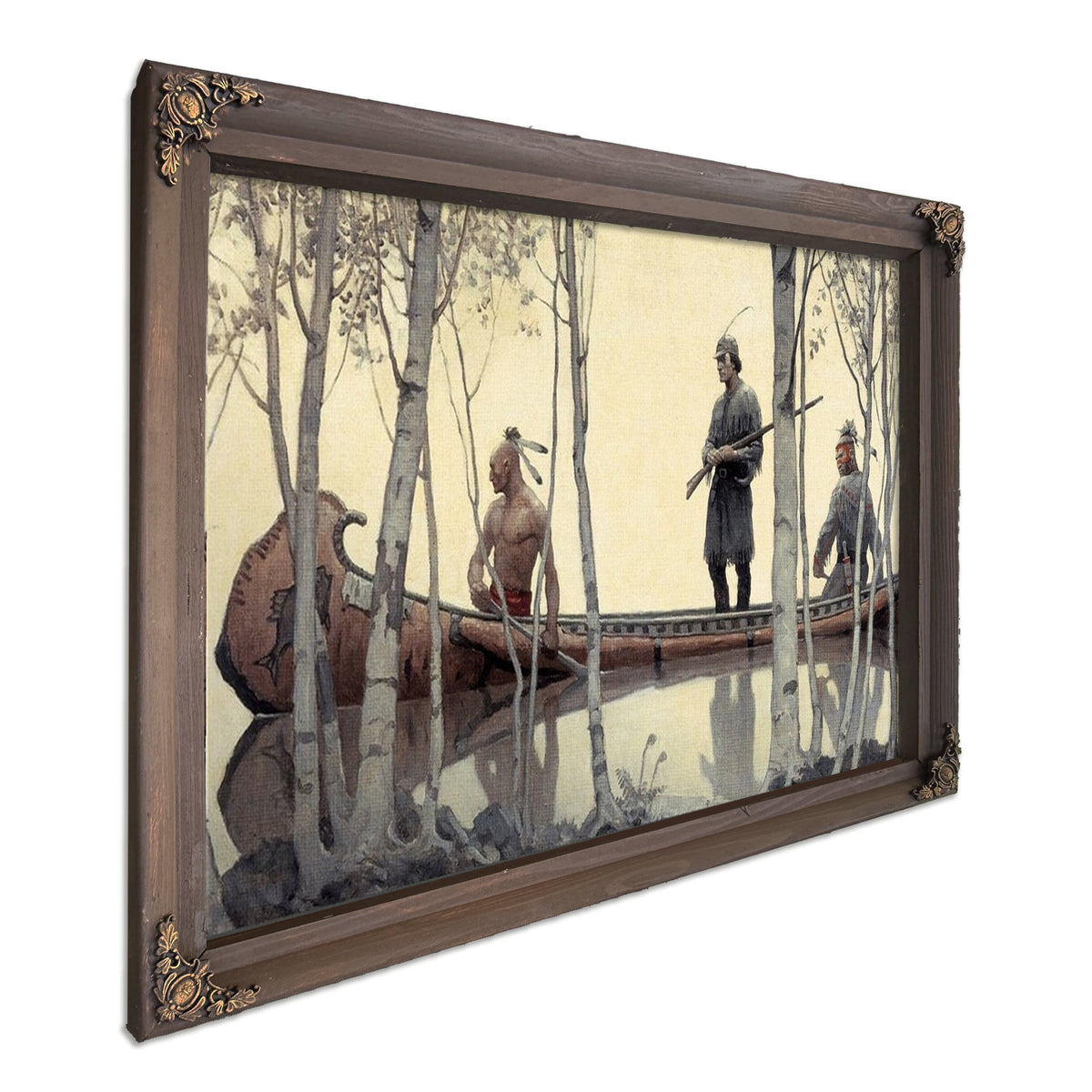 The Last Of The Mohicans By NC Wyeth