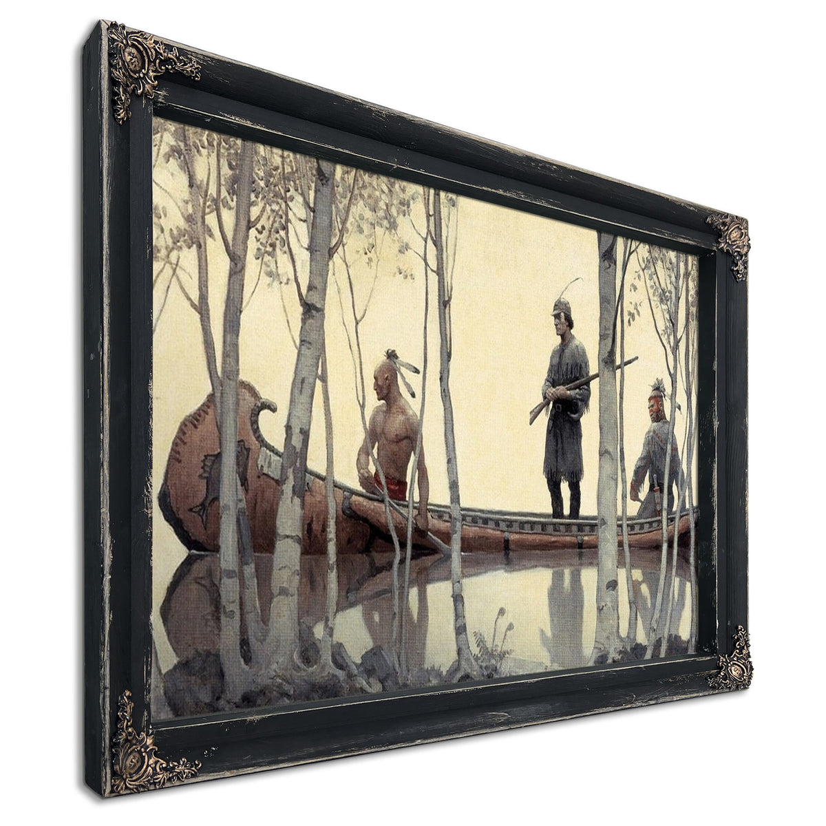 The Last Of The Mohicans By NC Wyeth