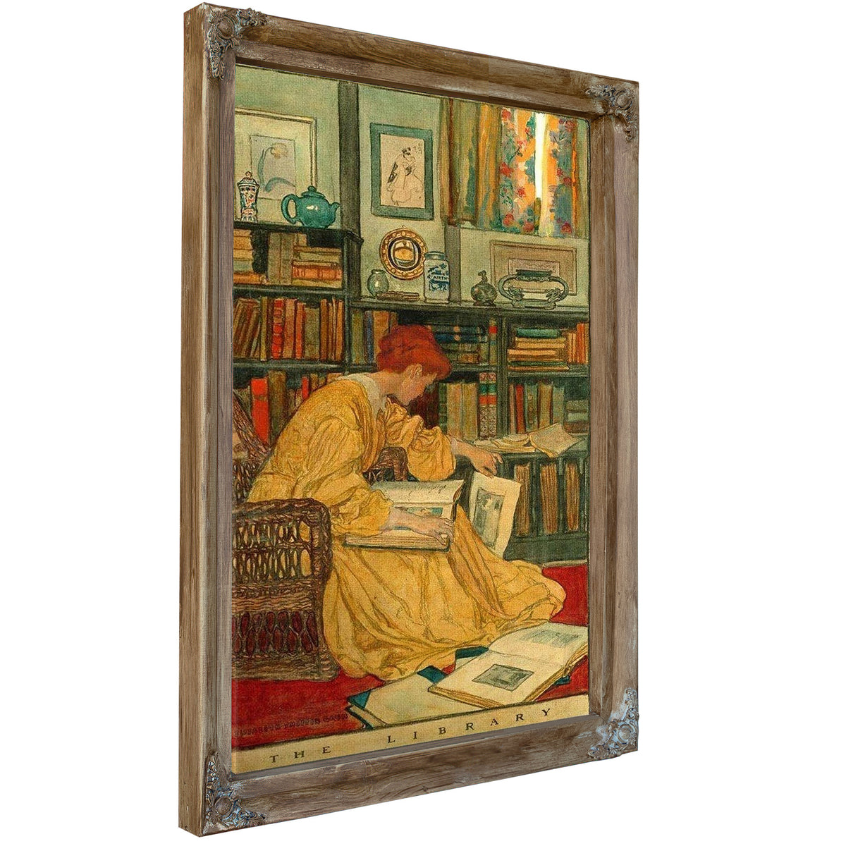 The Library By Elizabeth Shippen Green