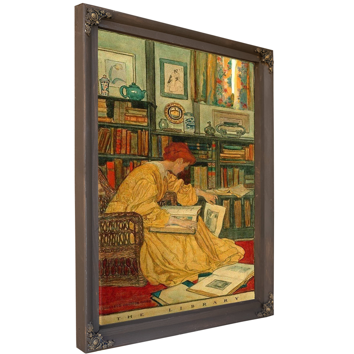 The Library By Elizabeth Shippen Green