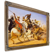 The Lion Hunt by Horace Vernet