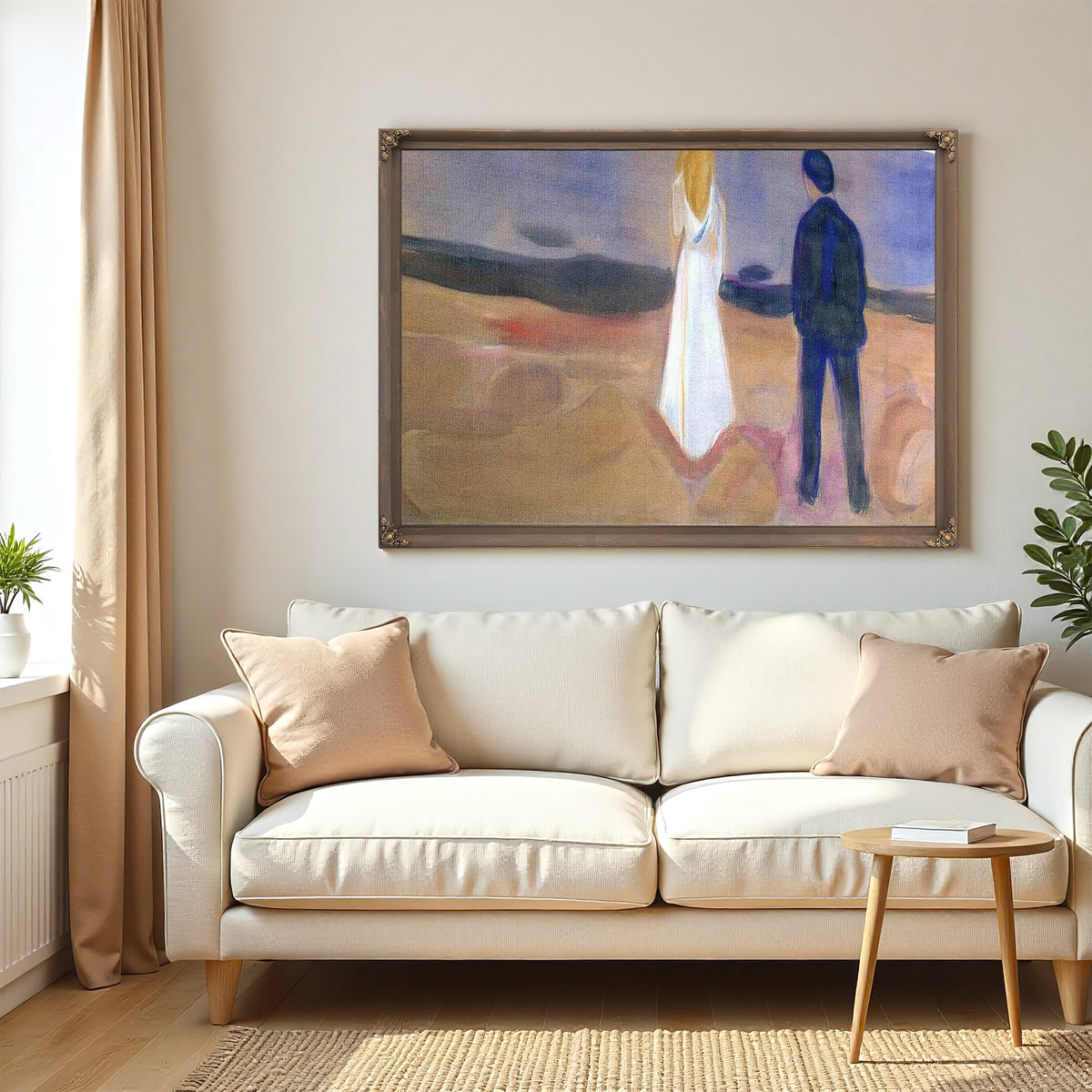 The Lonely Ones ( Summer Night) By Edvard Munch