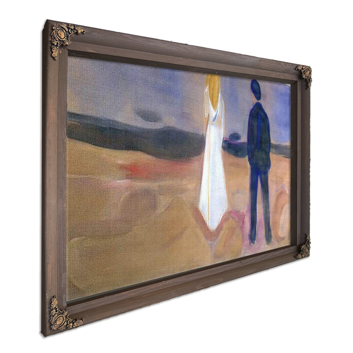 The Lonely Ones ( Summer Night) By Edvard Munch