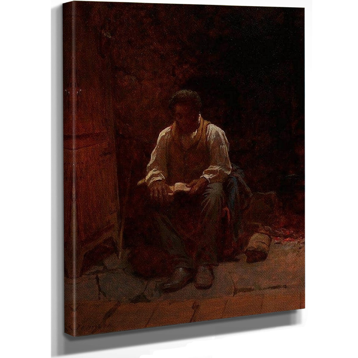 The Lord Is My Shepherd By Eastman Johnson