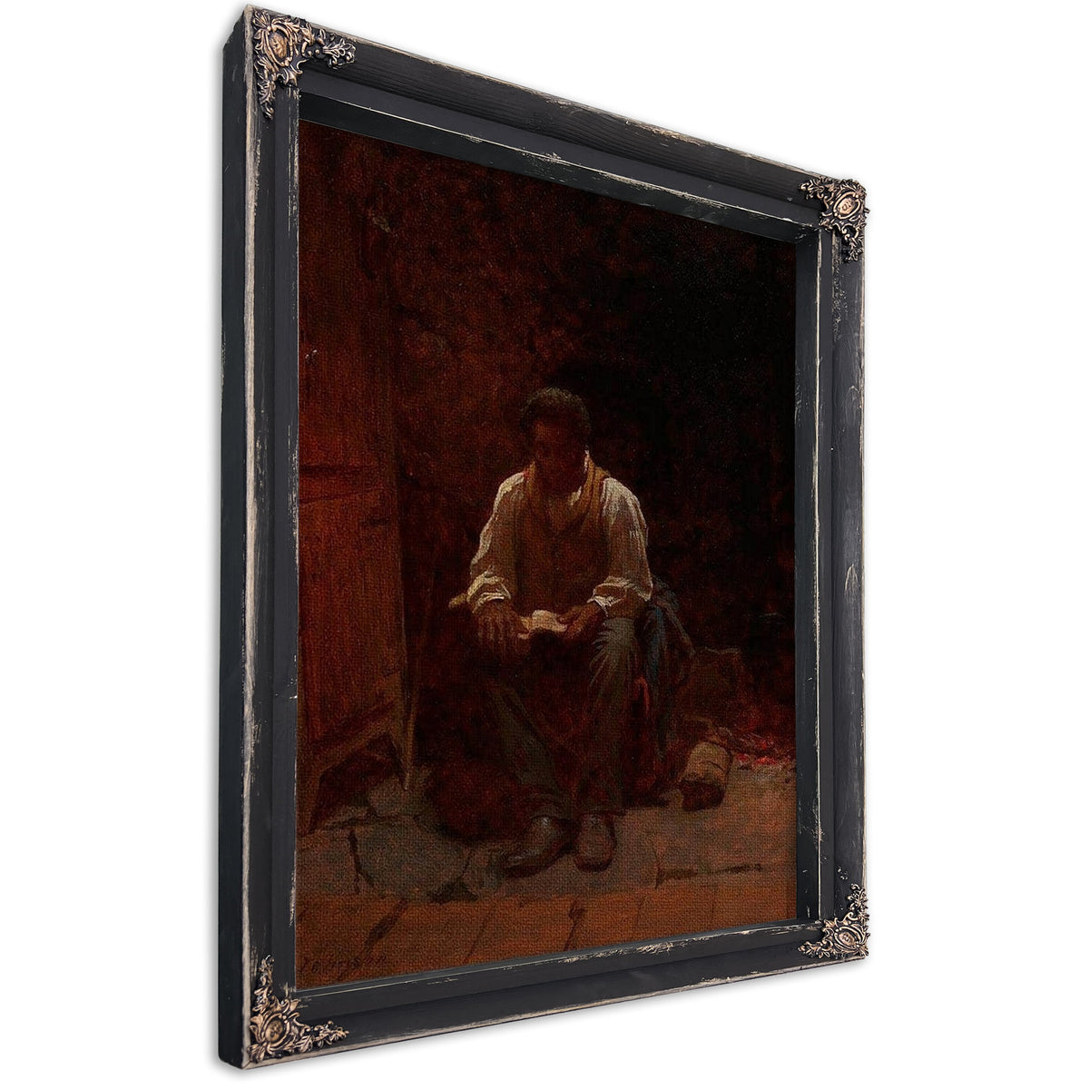 The Lord Is My Shepherd By Eastman Johnson