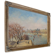 The Louvre Morning Sunlight by Camille Pissarro