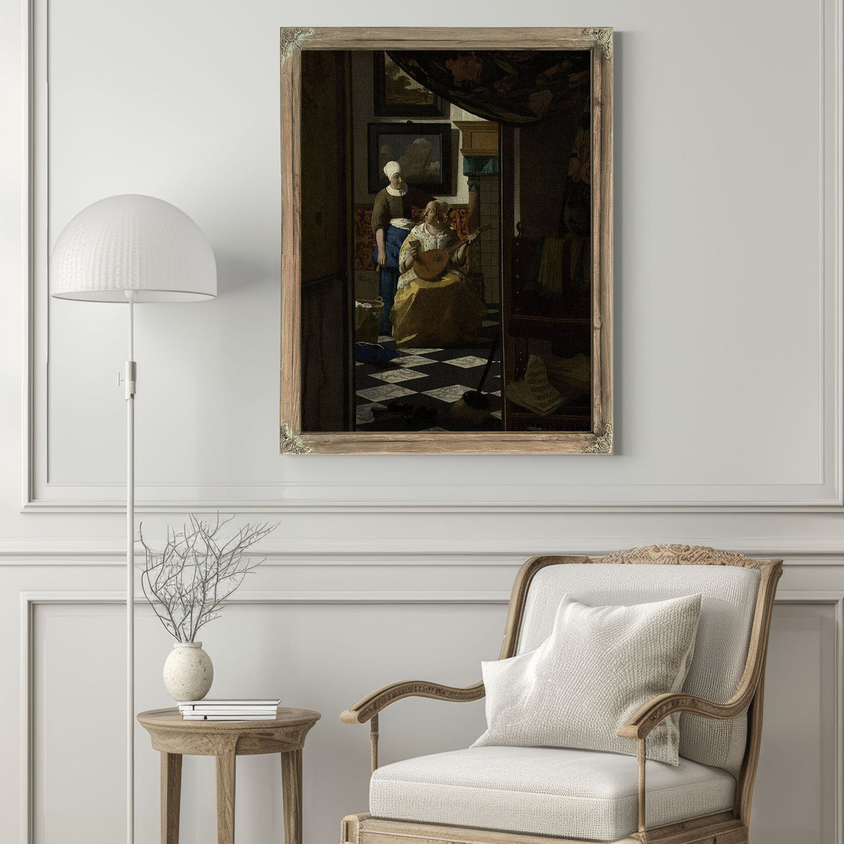 The Love Letter 1670 By Johannes Vermeer