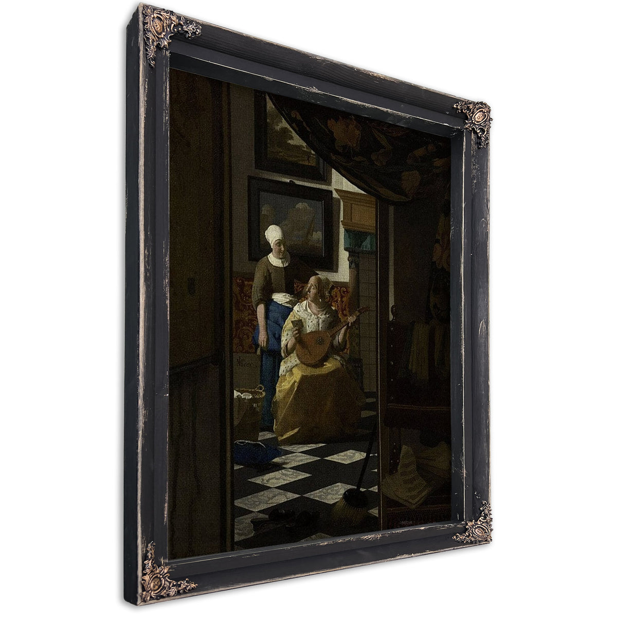 The Love Letter 1670 By Johannes Vermeer