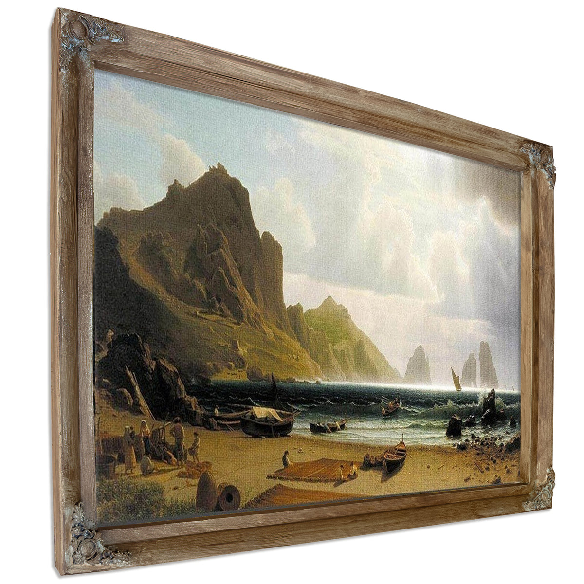 The Marina Picola By Albert Bierstadt