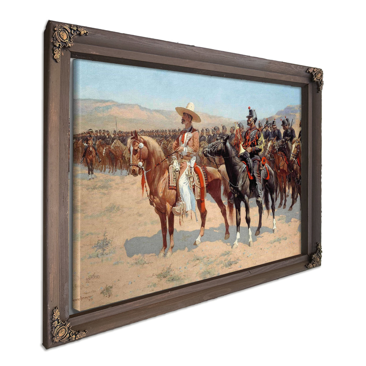 The Mexican Major by Frederic Remington