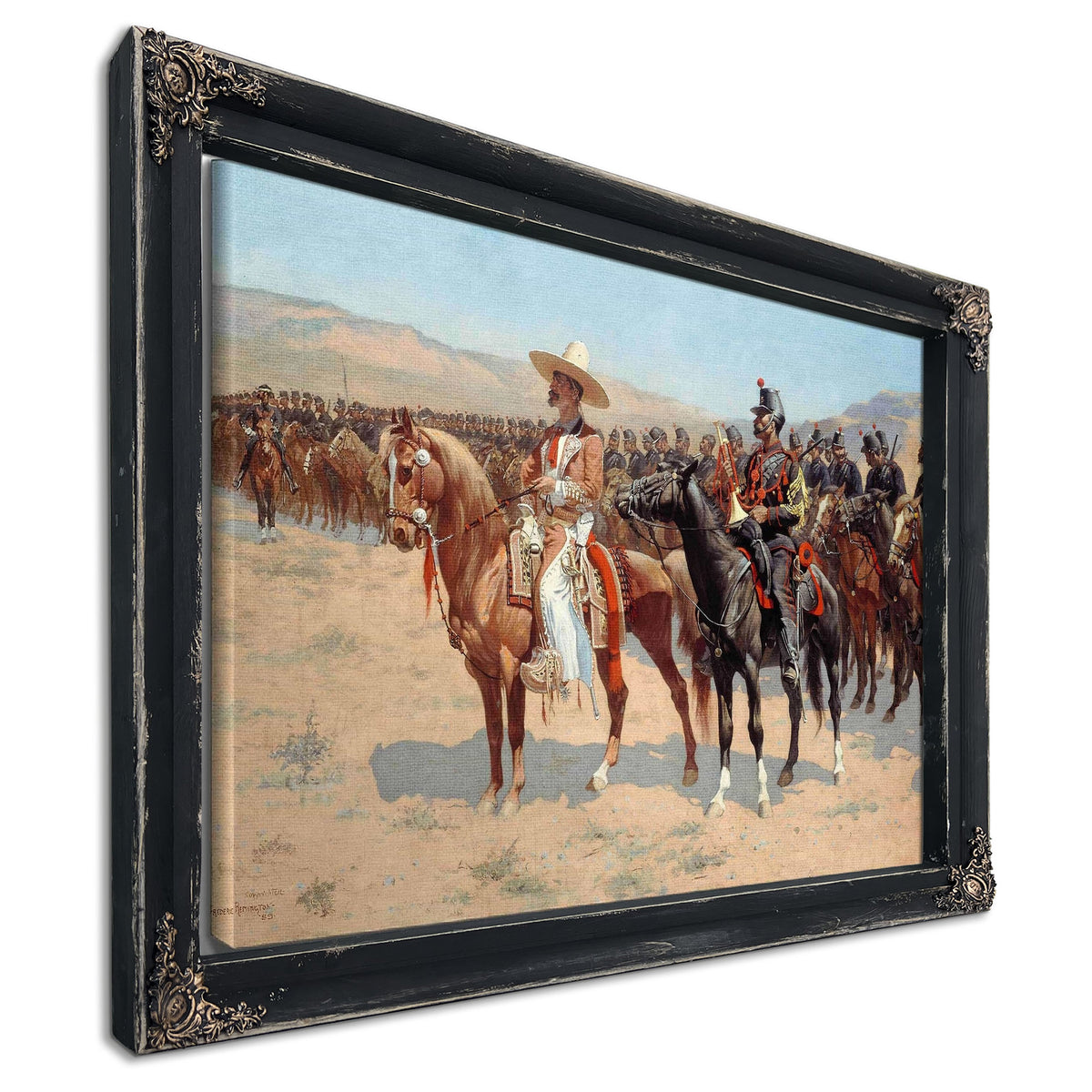 The Mexican Major by Frederic Remington