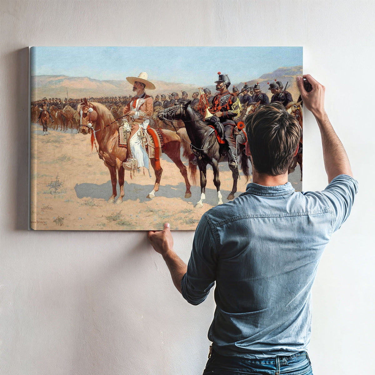 The Mexican Major by Frederic Remington