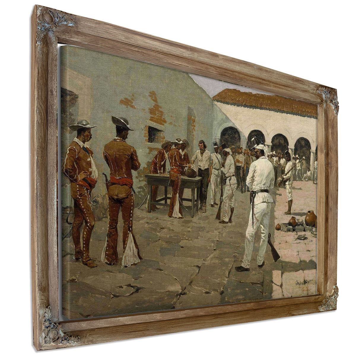 The Mier Expedition The Drawing Of The Black Bean by Frederic Remington