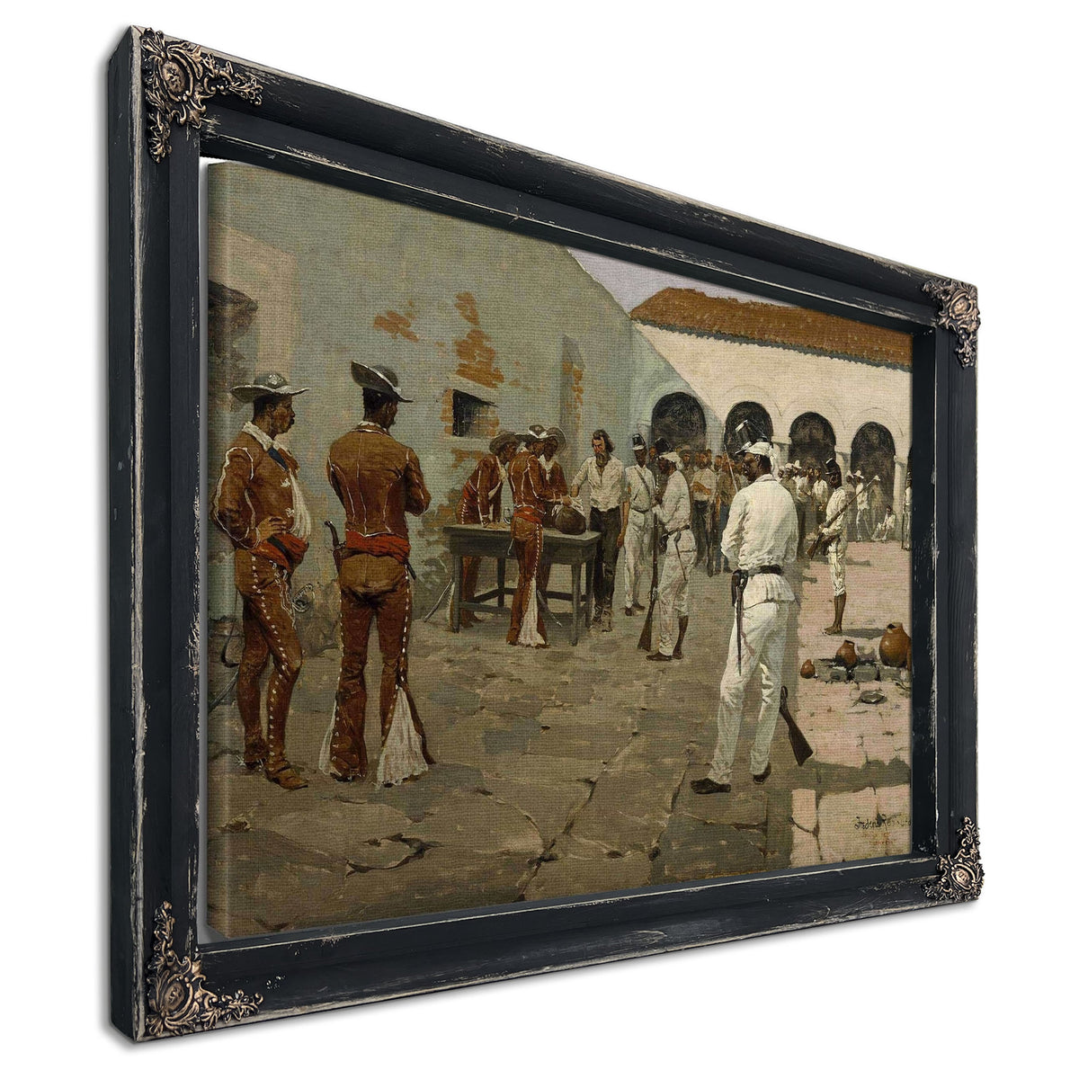 The Mier Expedition The Drawing Of The Black Bean by Frederic Remington
