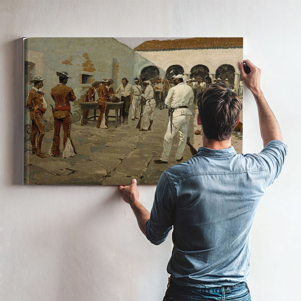 The Mier Expedition The Drawing Of The Black Bean by Frederic Remington