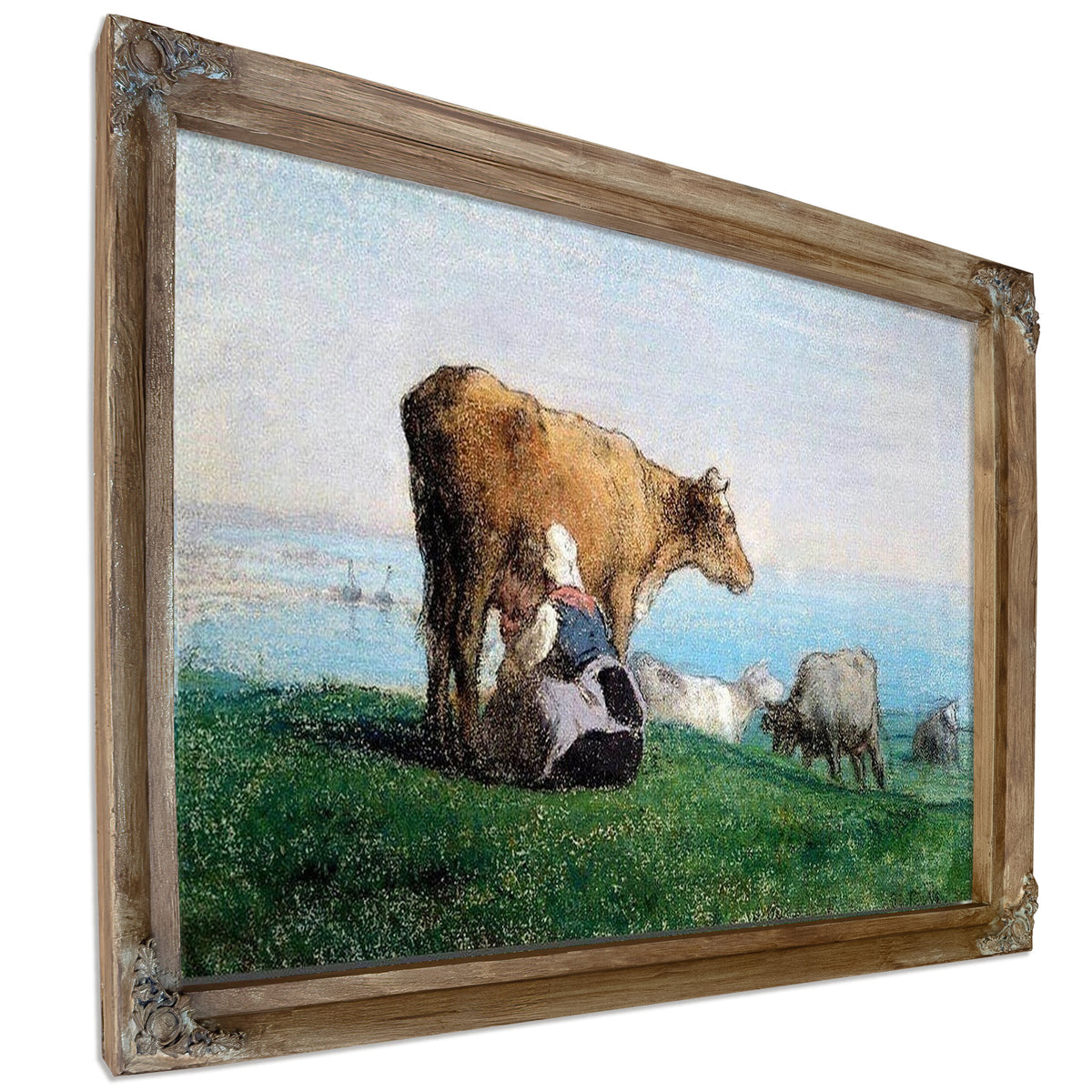 The Milkmaid By Jean Francois Millet