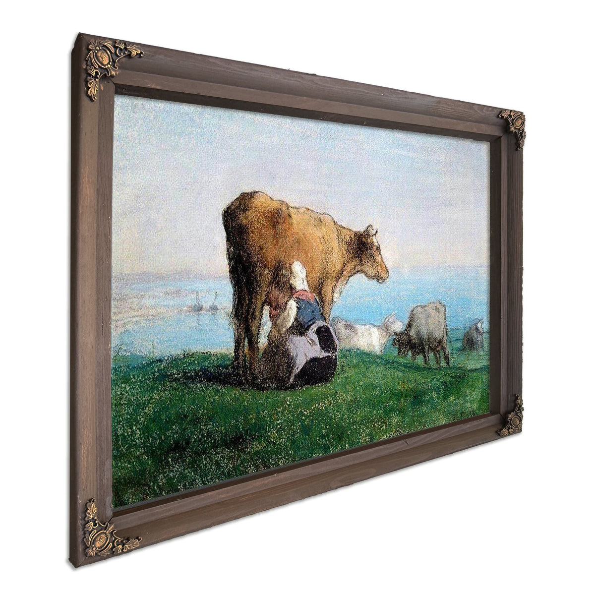 The Milkmaid By Jean Francois Millet