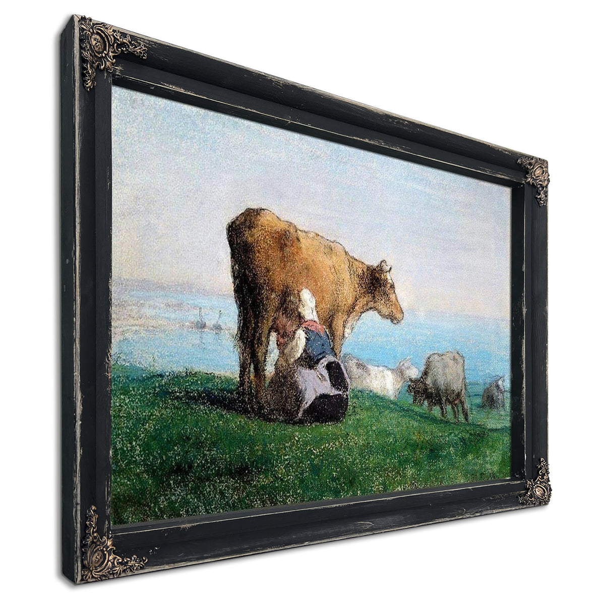 The Milkmaid By Jean Francois Millet