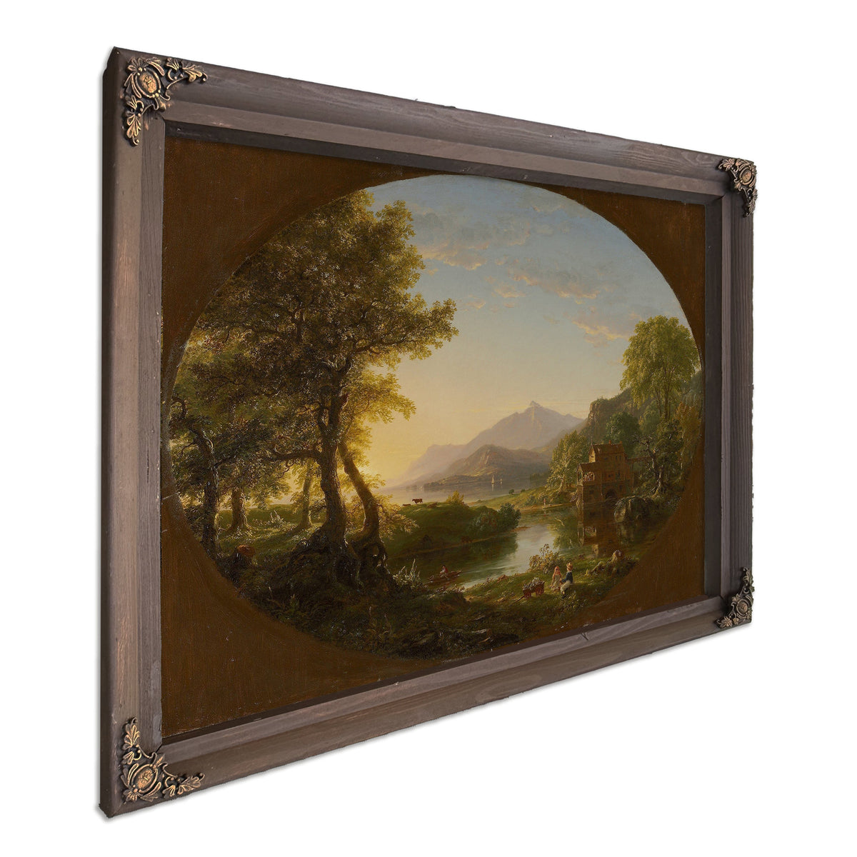 The Mill Sunset by Thomas Cole