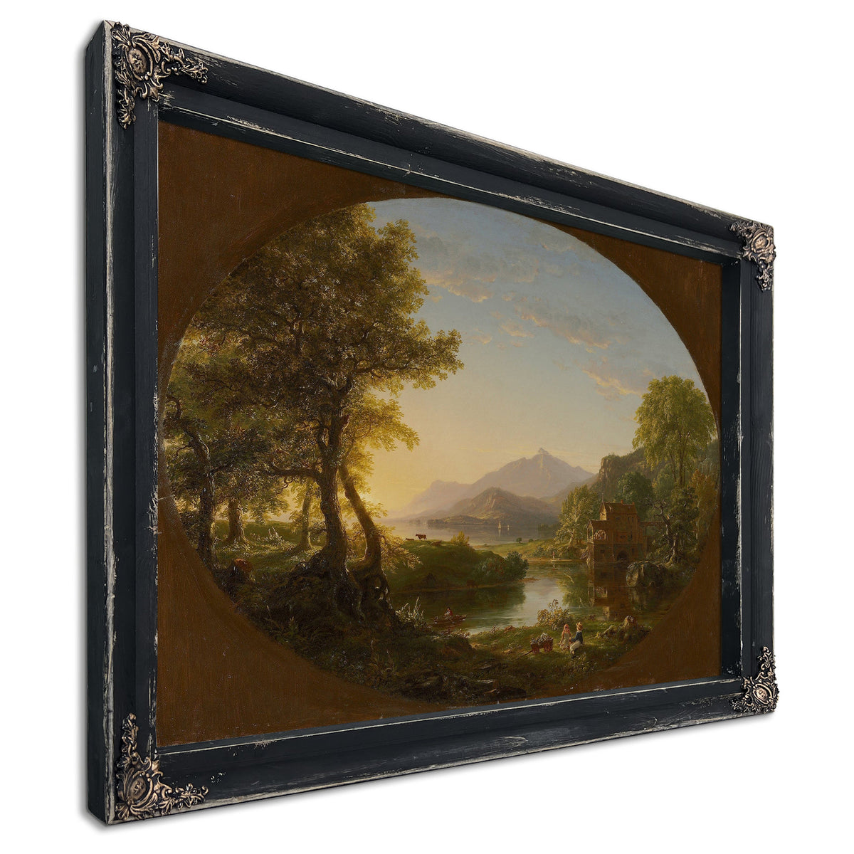 The Mill Sunset by Thomas Cole