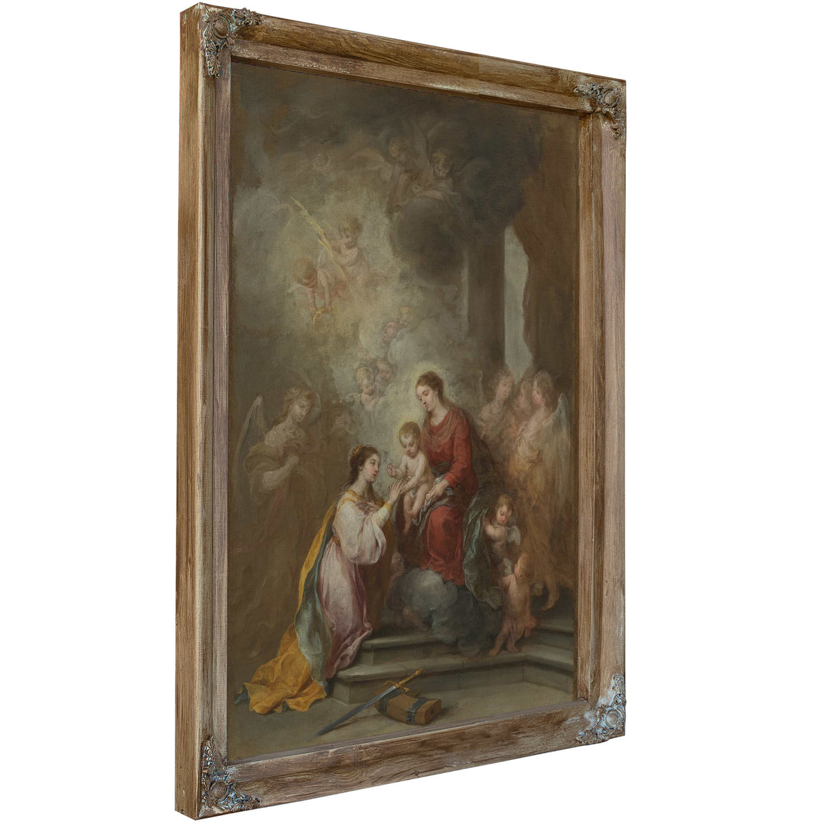 The Mystic Marriage Of Saint Catherine by Bartolome Esteban Murillo