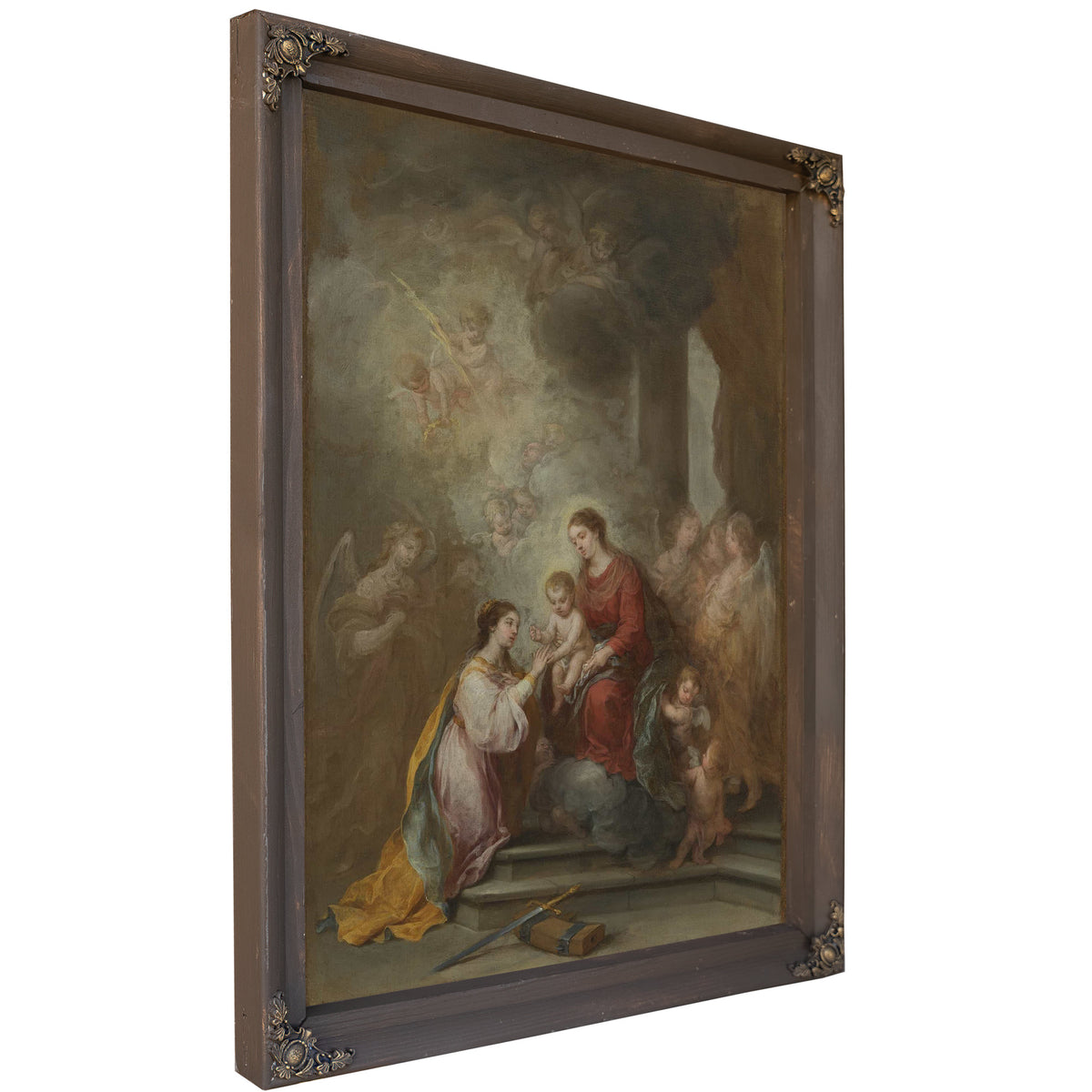 The Mystic Marriage Of Saint Catherine by Bartolome Esteban Murillo