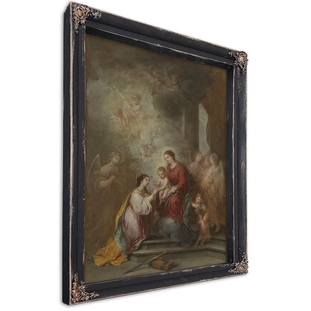 The Mystic Marriage Of Saint Catherine by Bartolome Esteban Murillo