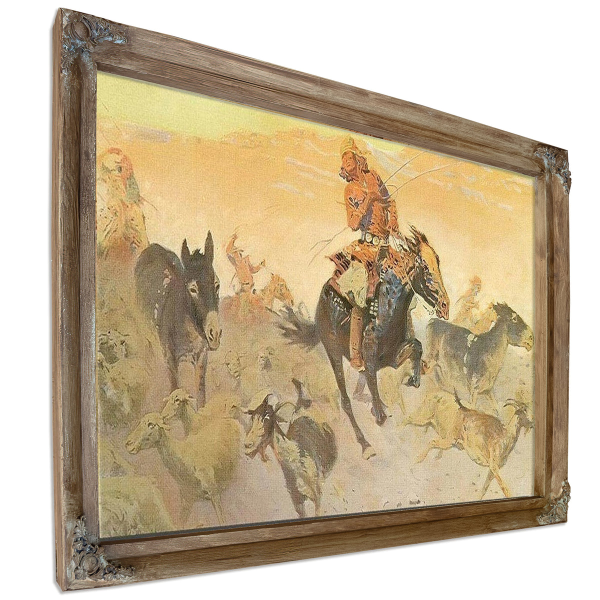 The Navajo Raid By Frederic Remington