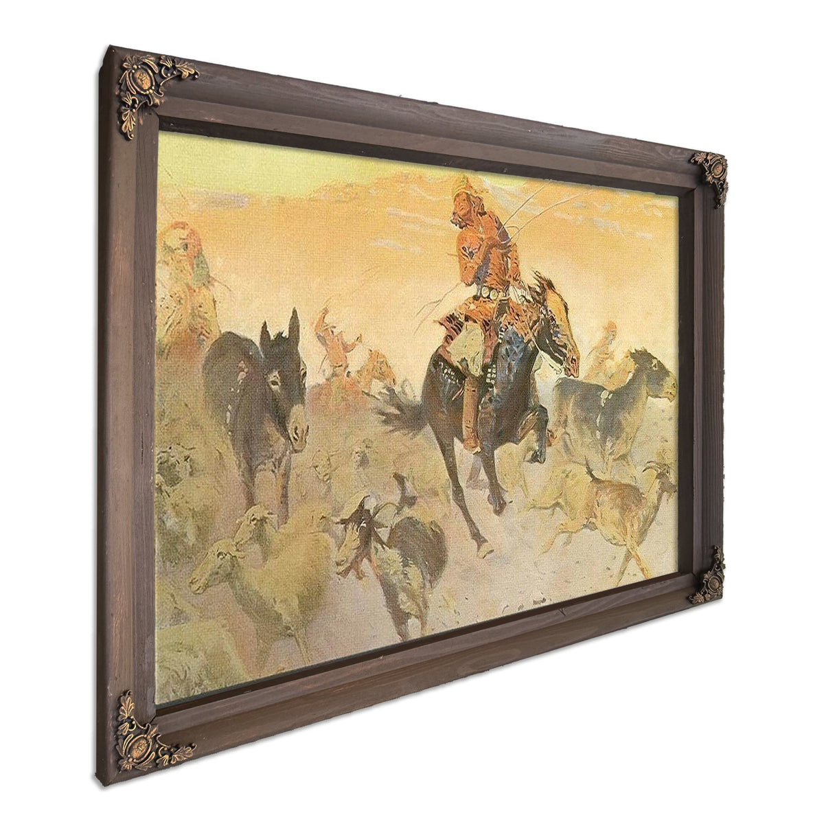 The Navajo Raid By Frederic Remington