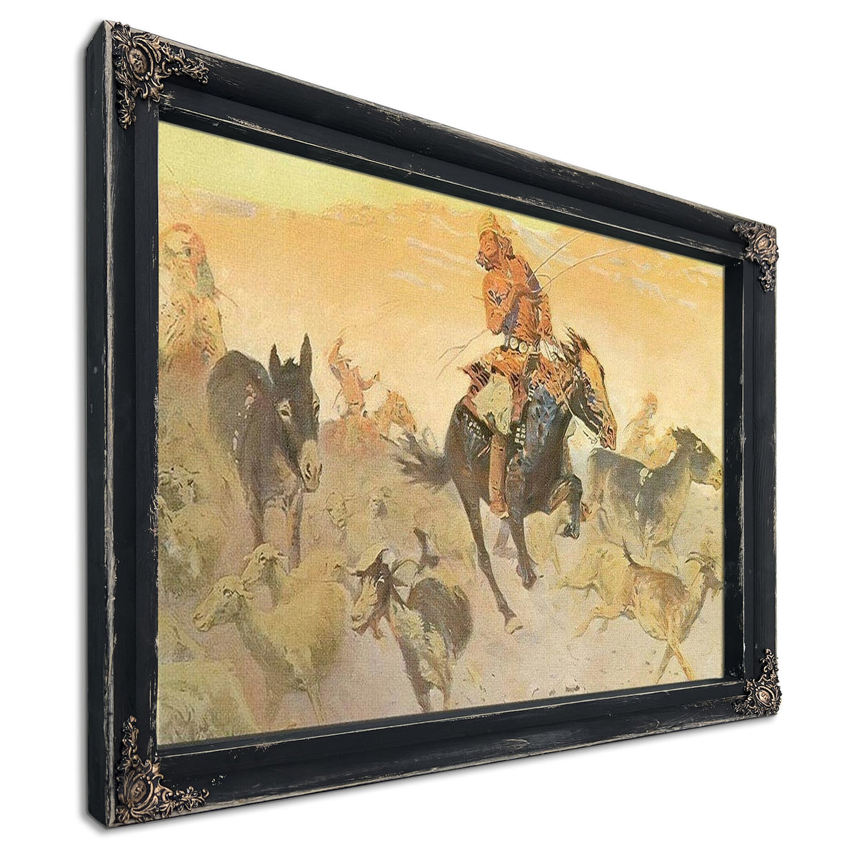 The Navajo Raid By Frederic Remington
