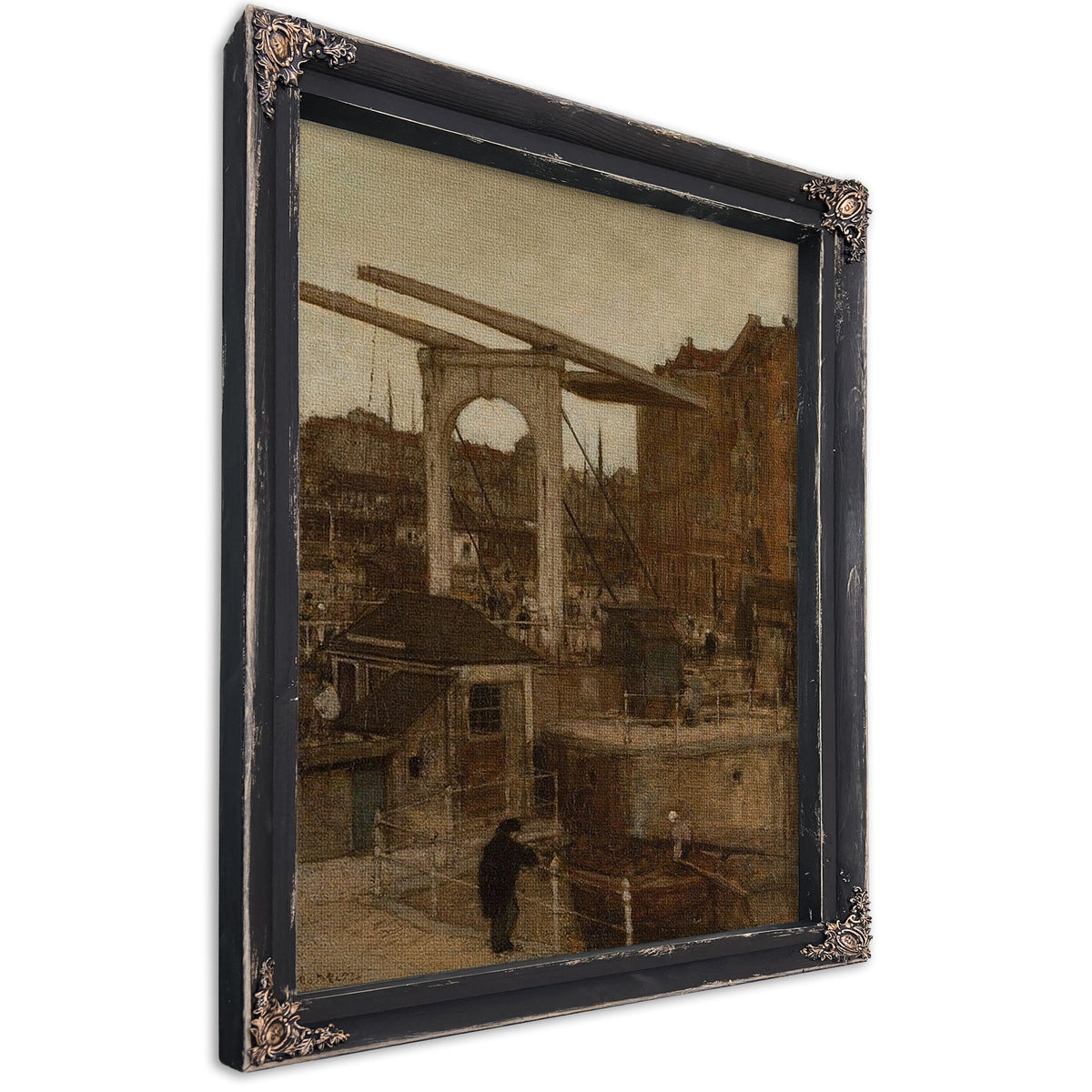 The New Haarlem Sluis At The Singel 1871 1 By Matthijs Maris