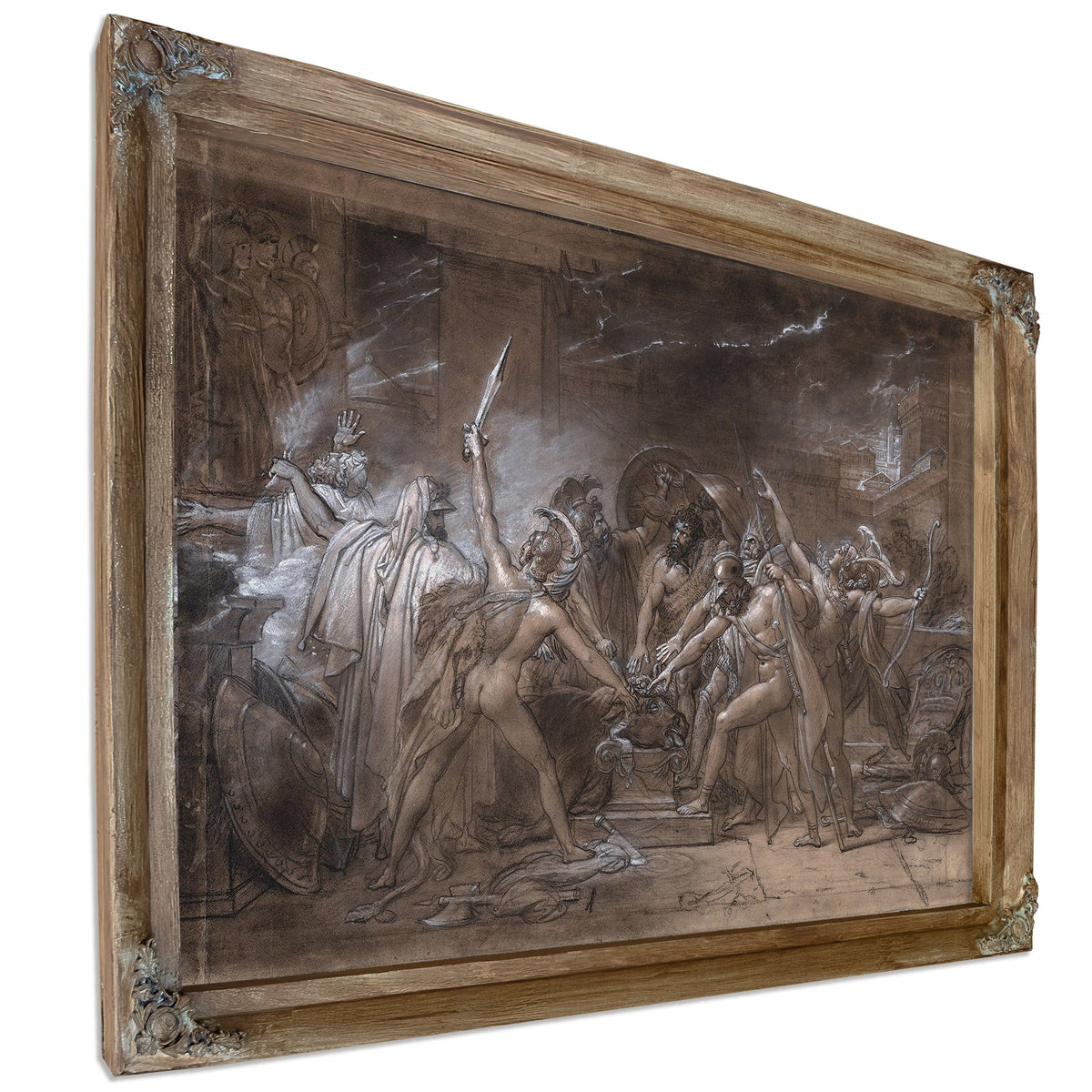 The Oath Of The Seven Chiefs Against Thebes by Anne Louis Girodet Trioson