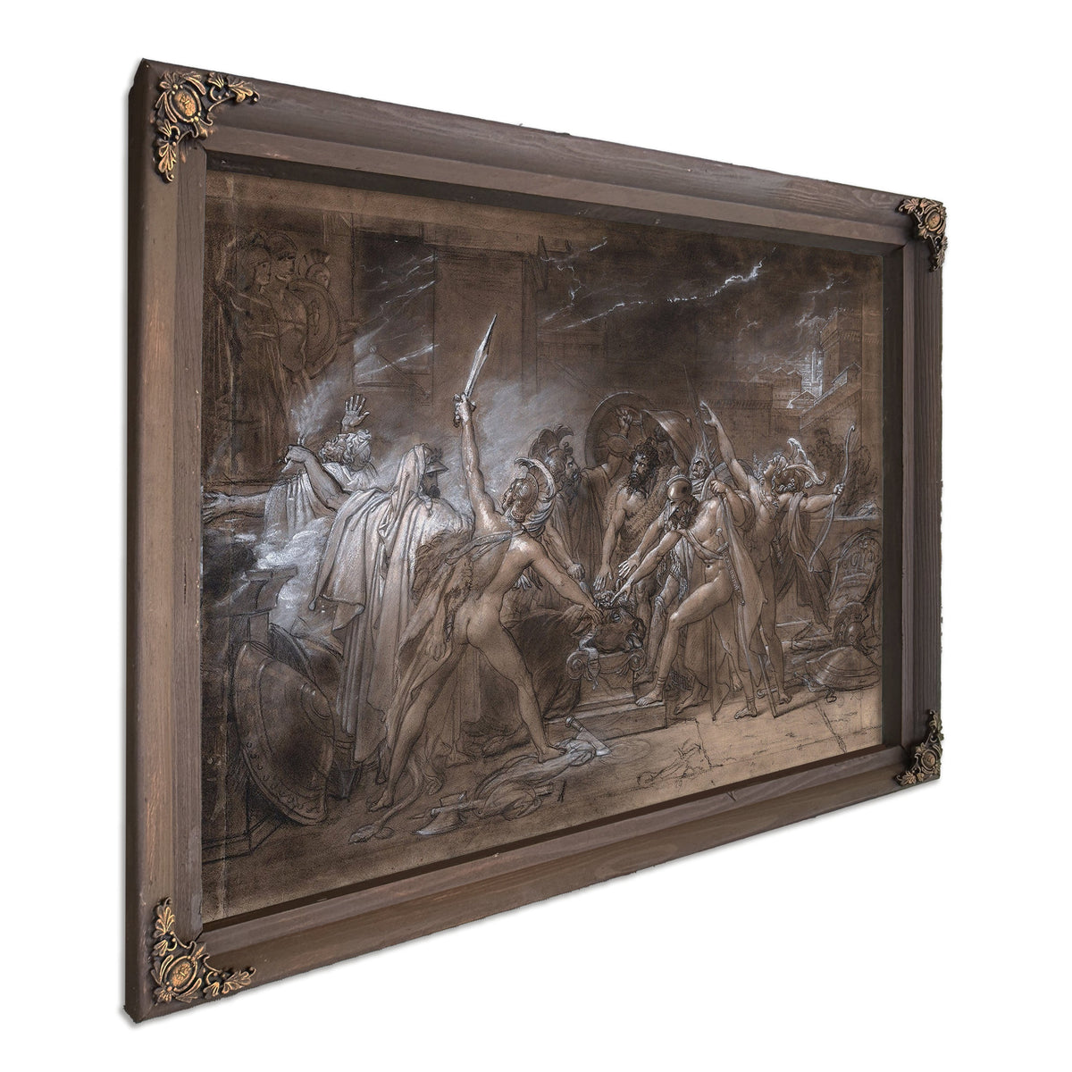The Oath Of The Seven Chiefs Against Thebes by Anne Louis Girodet Trioson
