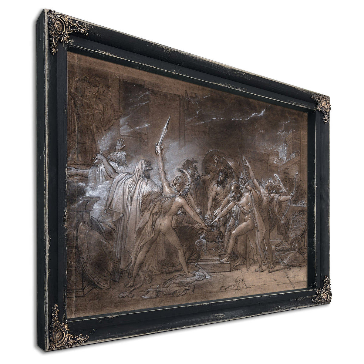 The Oath Of The Seven Chiefs Against Thebes by Anne Louis Girodet Trioson