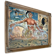 The Origin Of Human Life Symbolized By A Man Of Black Race By Diego Rivera