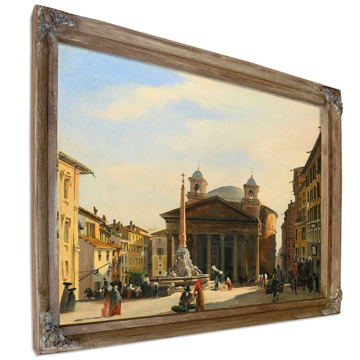 The Pantheon Rome by Ippolito Caffi
