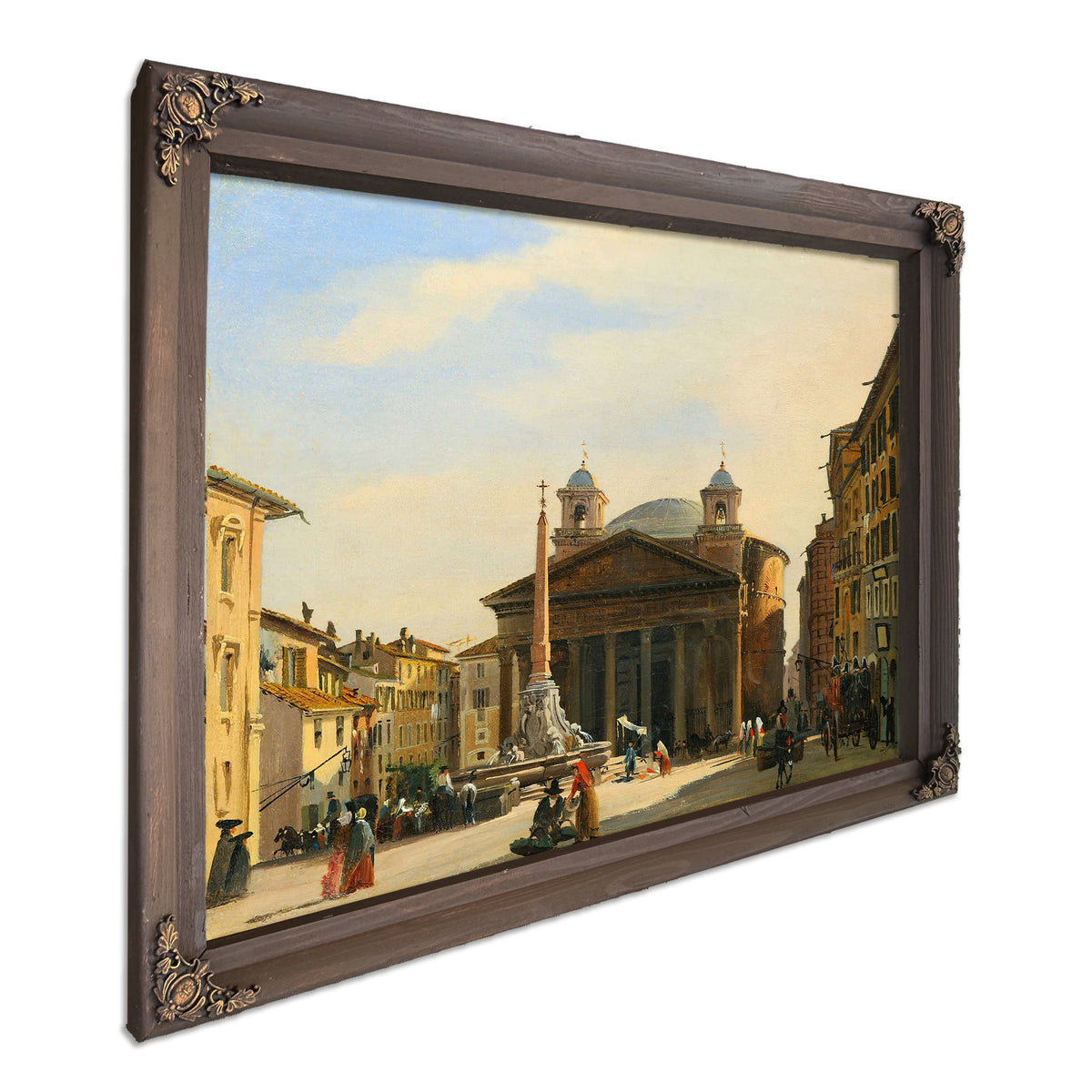 The Pantheon Rome by Ippolito Caffi
