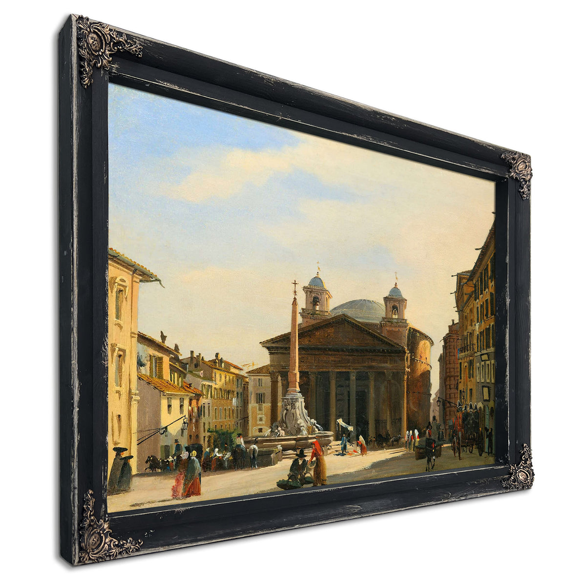 The Pantheon Rome by Ippolito Caffi