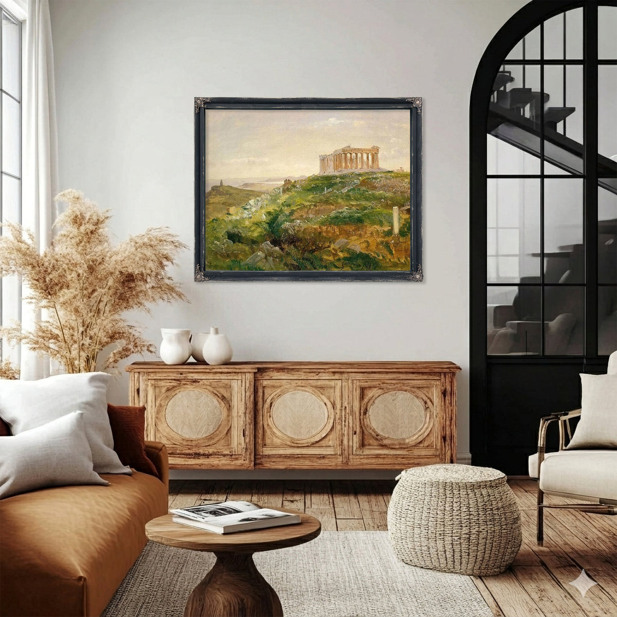 The Parthenon And The Acropolis Athens By Frederic Edwin Church