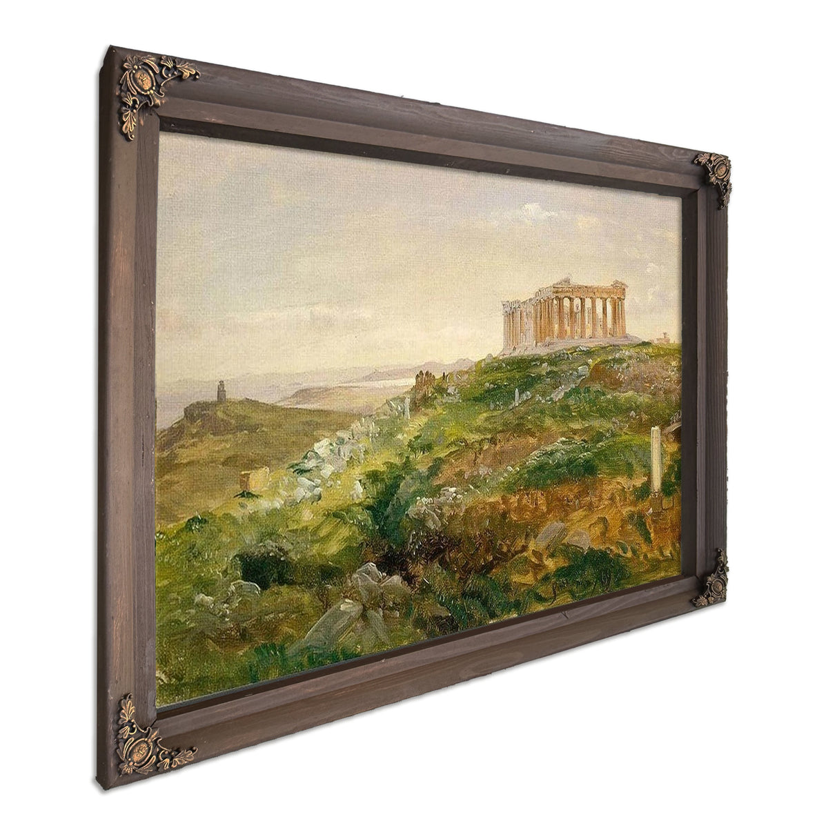 The Parthenon And The Acropolis Athens By Frederic Edwin Church