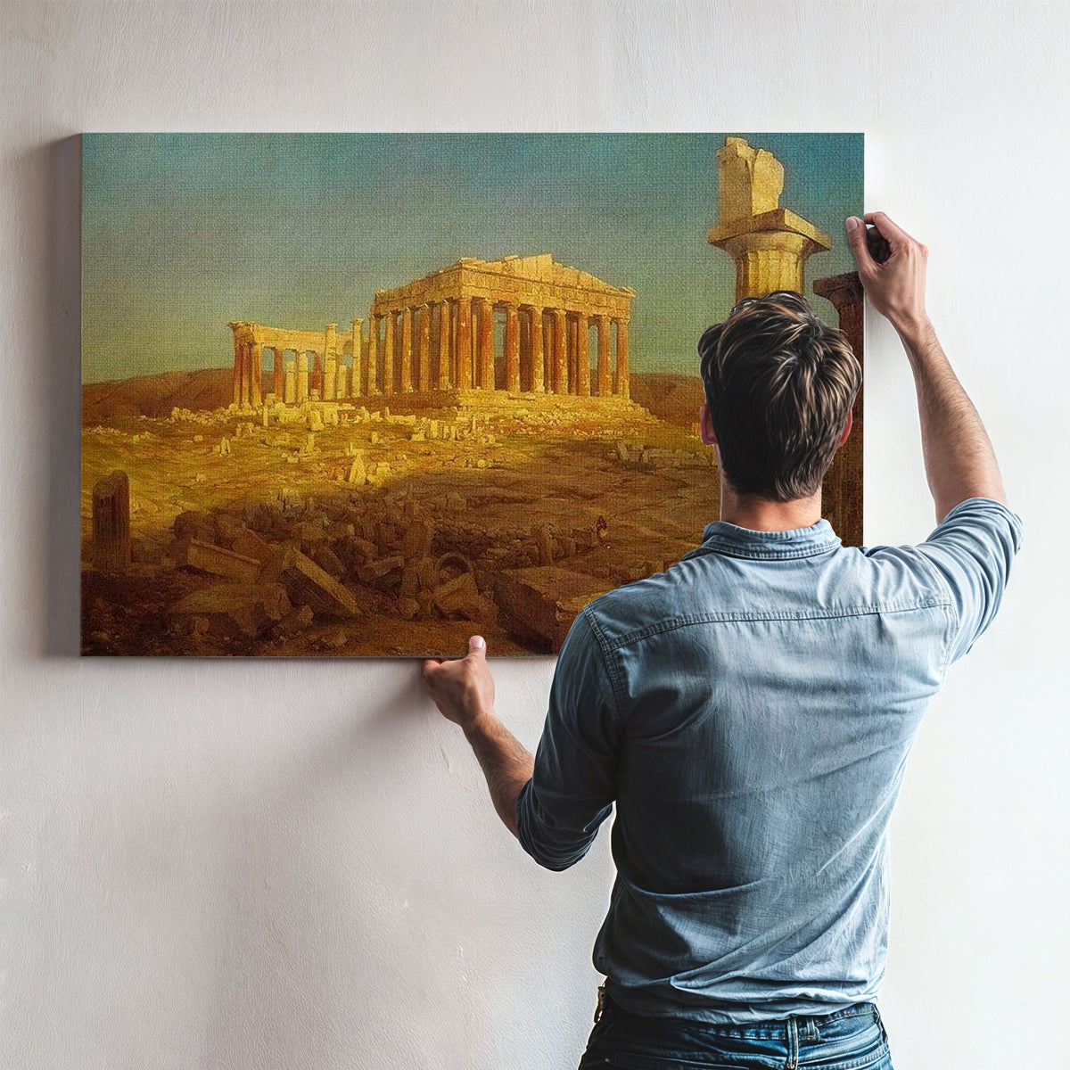 The Parthenon By Frederic Edwin Church