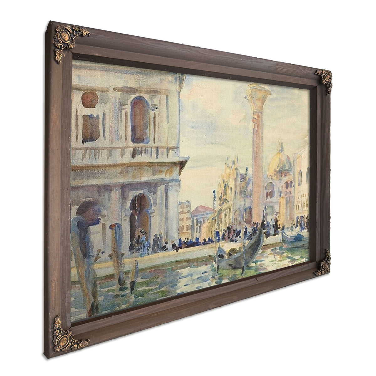 The Piazzetta By John Singer Sargent