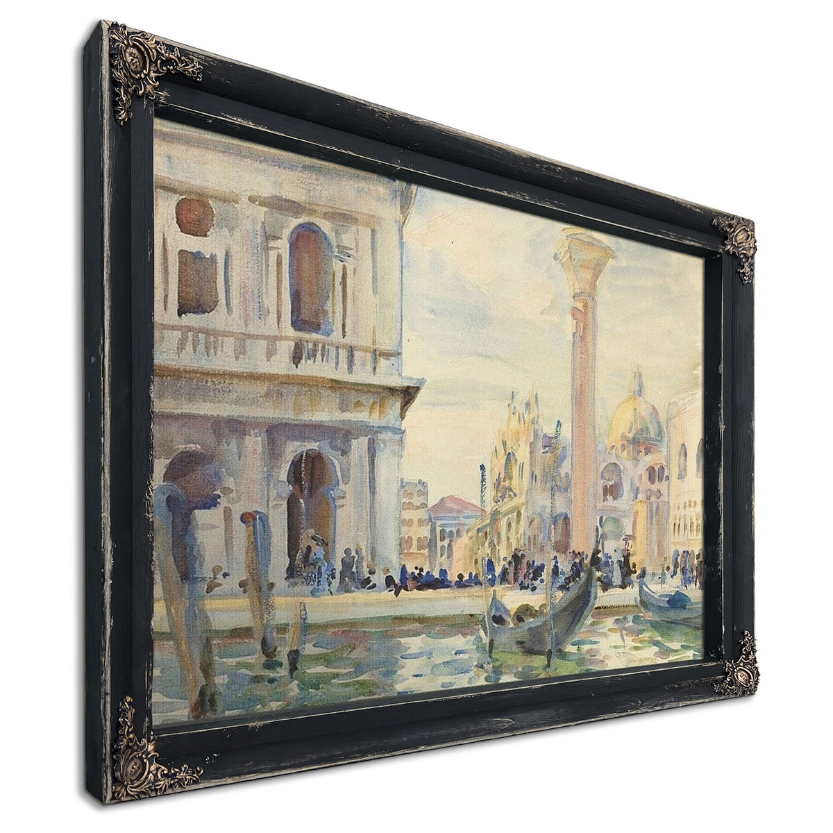 The Piazzetta By John Singer Sargent
