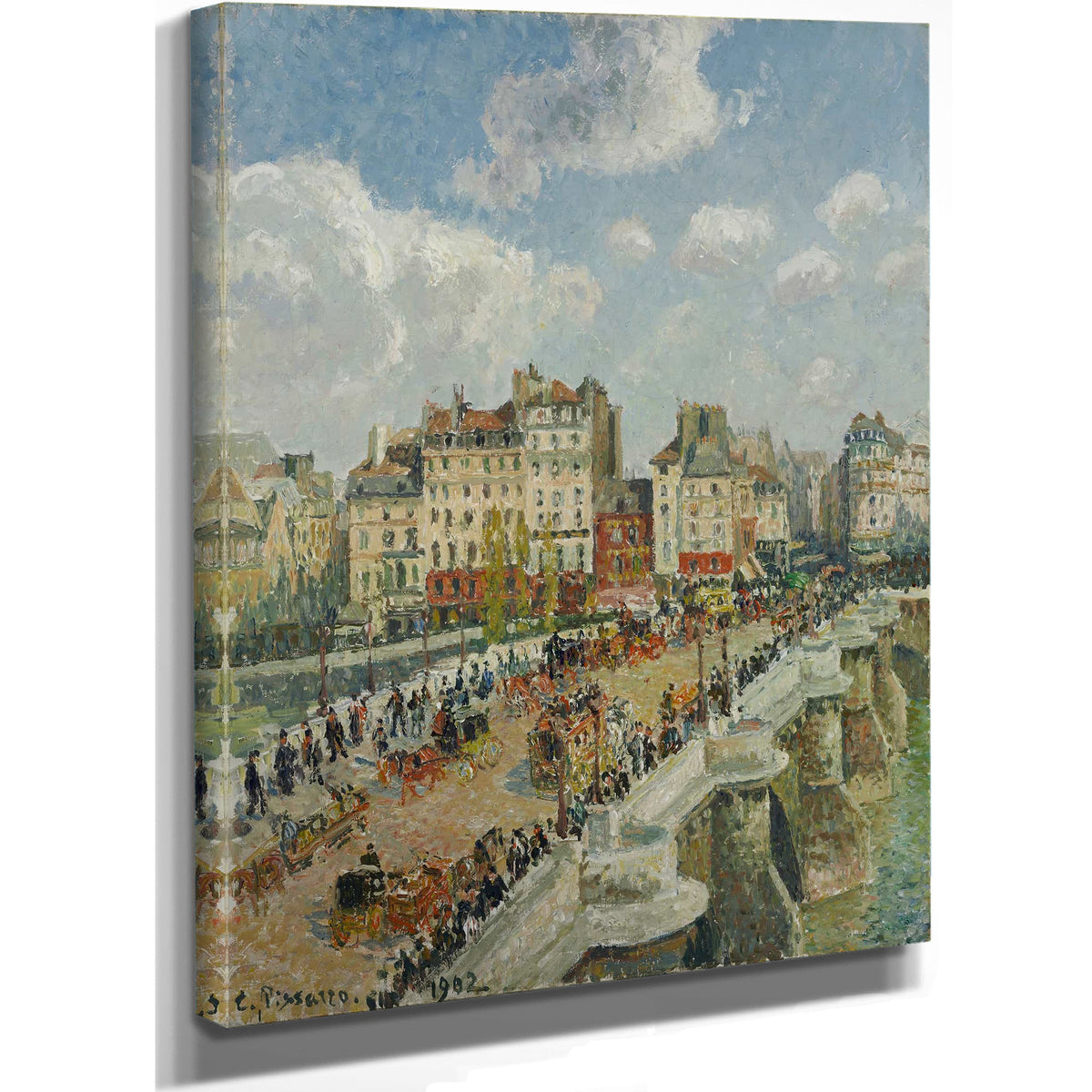 The Pont Neuf by Camille Pissarro
