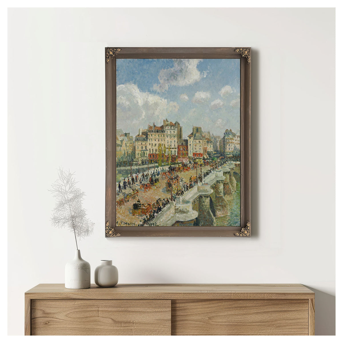 The Pont Neuf by Camille Pissarro