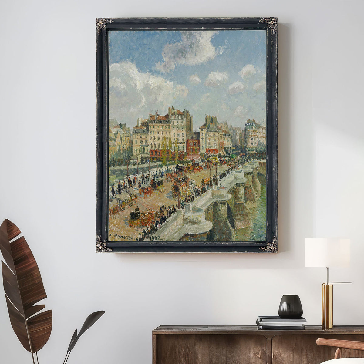 The Pont Neuf by Camille Pissarro